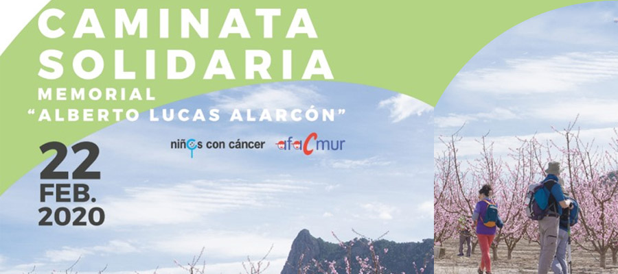 Caminata solidaria en Cieza durante la Floración con apoyo a AFACMUR