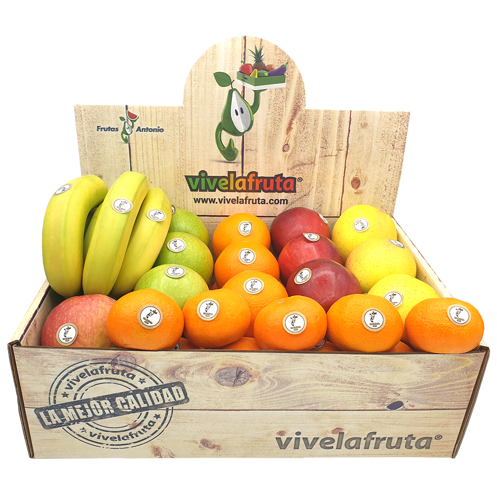 Cesta de fruta para oficinas y empresas con fruta de temporada | Vivelafruta